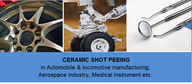 Peening media طلقة سيراميك Z150 لتحسين السطح في صناعة الطيران والسيارات